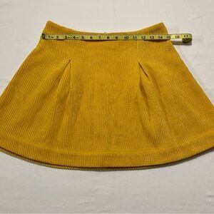 Vibrant Mustard Skater Skirt